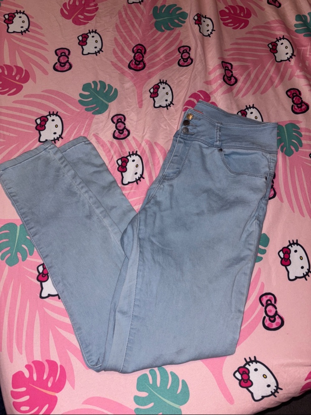 Wax Jean Light Blue High-Rise Skinny Jeans